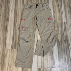 Norrona Svalbard Mid Weight Women's Pants Size Large Sandstone Polyamid Outdoor
